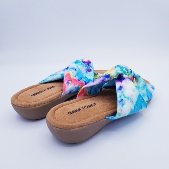Minnetonka Tie Dye Sarong Sandals NWOT size 7 - Picture 8 of 10